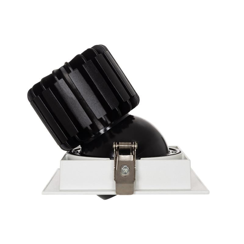 Foco Downlight LED 18W COB Direccionável 360º Quadrado Corte 125x125 mm CRI90 Expert Color No Flicker