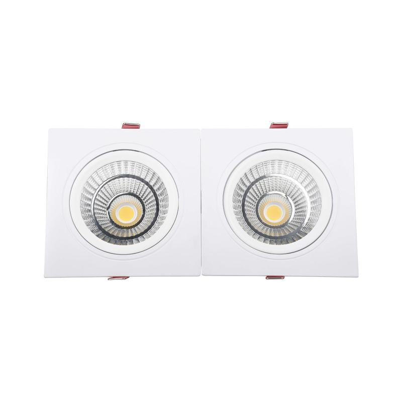 Foco Downlight LED 20W Retangular Duplo New Madison Corte 205x90 mm