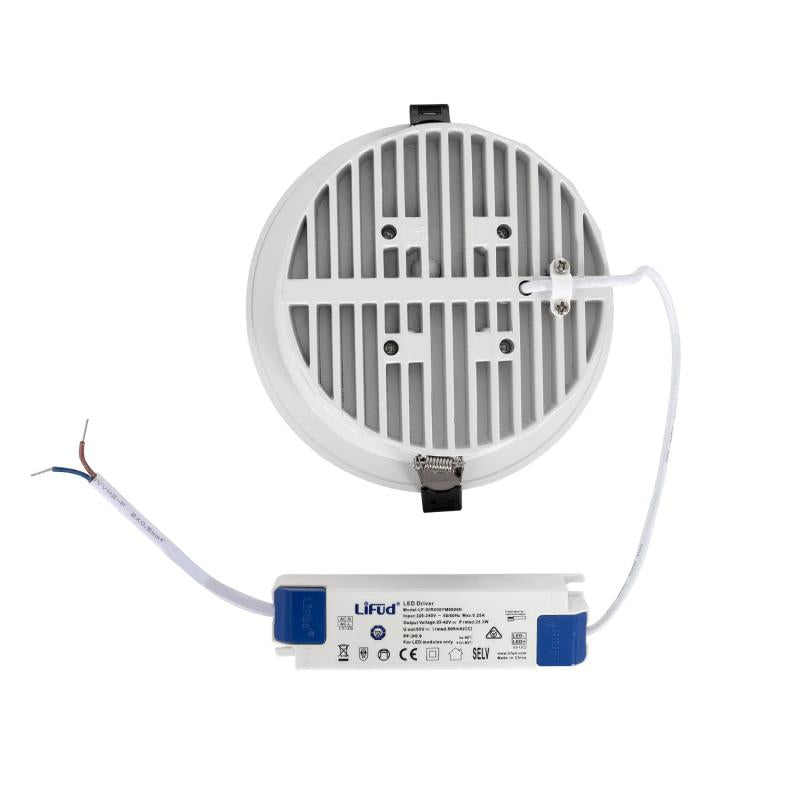 Downlight LED 25W Circular Premium CRI90 LIFUD Corte Ø 140 mm