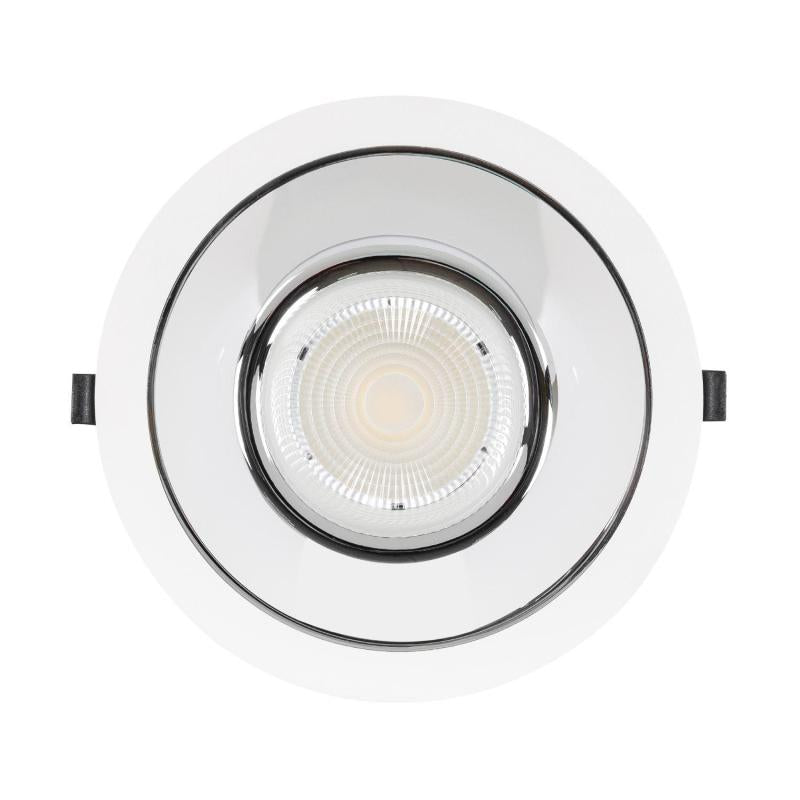 Foco Downlight LED 36W Circular (UGR15) LuxPremium Branco LIFUD Corte Ø 170 mm