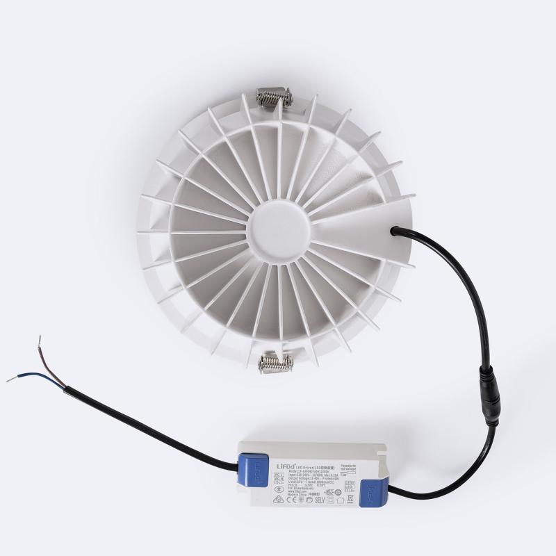 Foco Downlight LED 40W Circular (UGR15) LuxPremium CRI90 LIFUD Corte Ø 180 mm