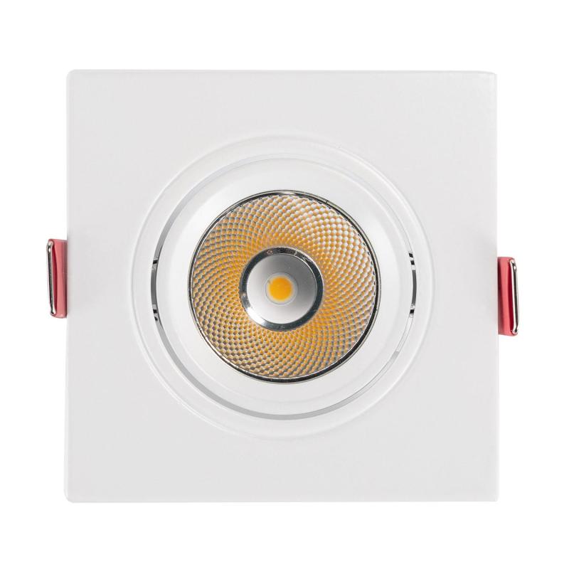 Foco Downlight LED 5W COB Quadrado New Madison Corte Ø 75 mm