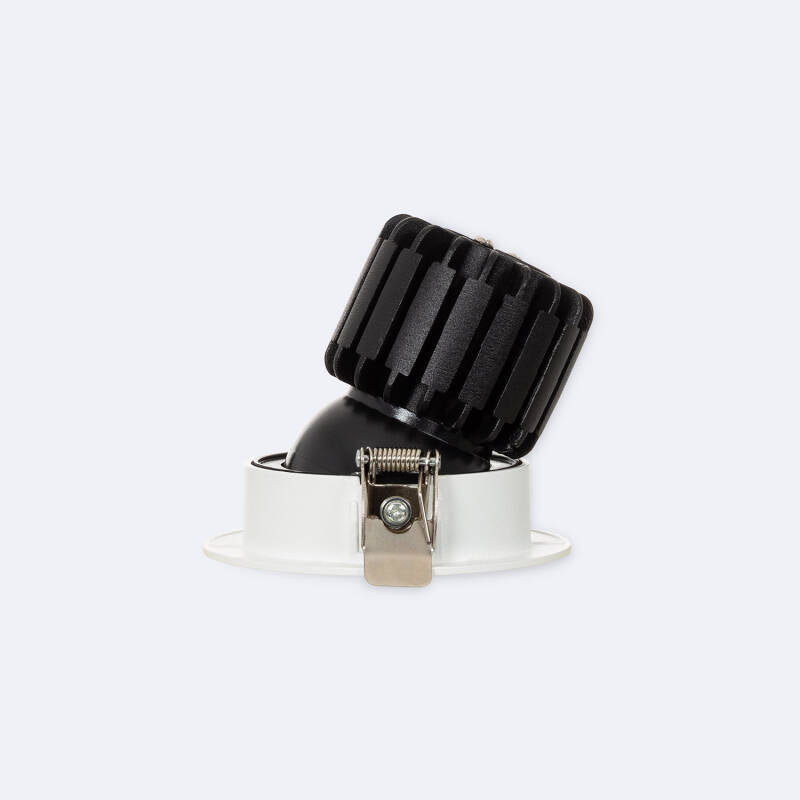 Foco Downlight LED 7W COB Direccionável 360º Circular Corte Ø 80 mm CRI90 Expert Color No Flicker