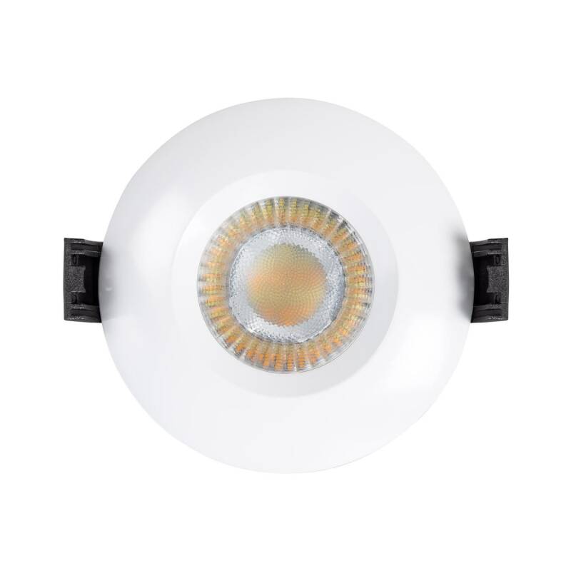 Foco Downlight LED 8W CCT Seleccionável Circular Regulável IP65 Corte Ø70 mm