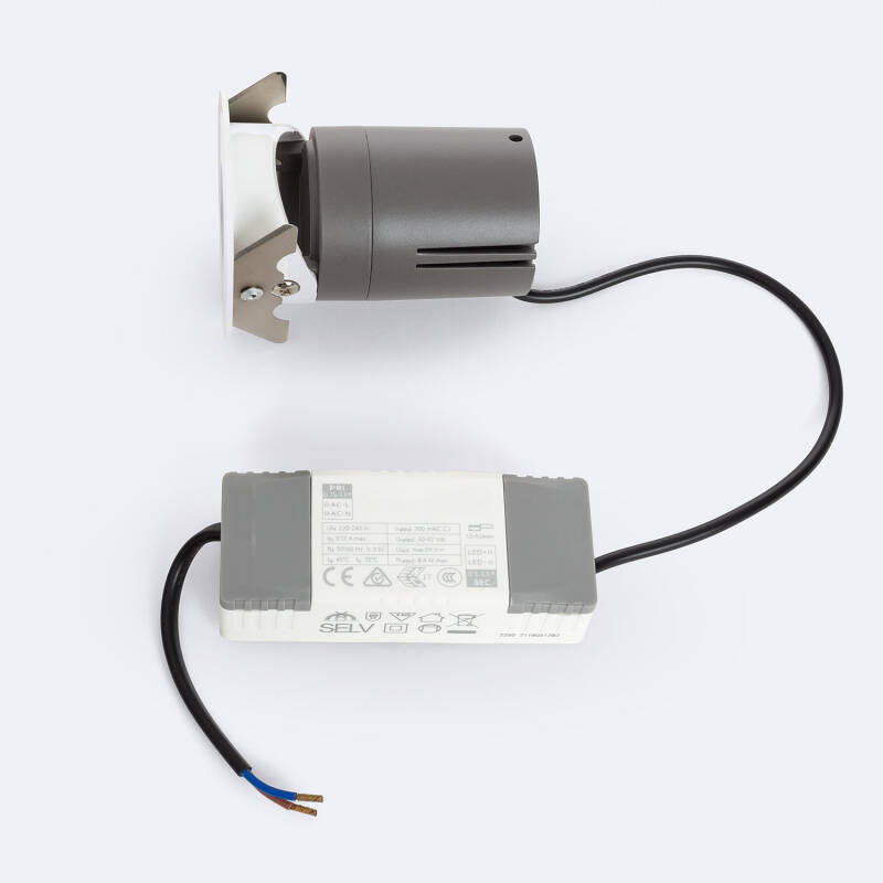 Foco Downlight LED 9W Cônico Modular Store Frame Corte Ø55 mm
