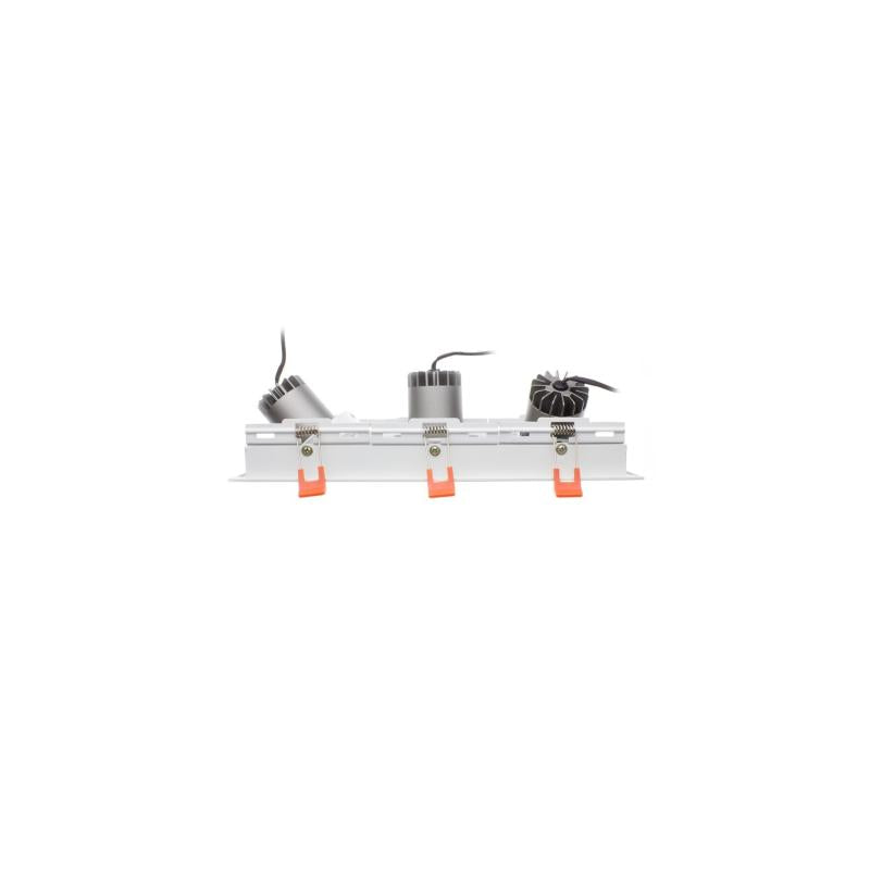 Foco Downlight LED CREE-COB Direccionável Madison 3x10W LIFUD (UGR 19) Corte 295x110 mm