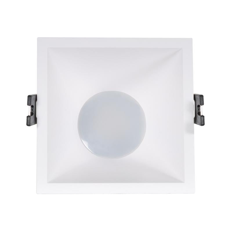 Foco Downlight Quadrado GU10 6W Corte 85x85 mm Baixo URG PC