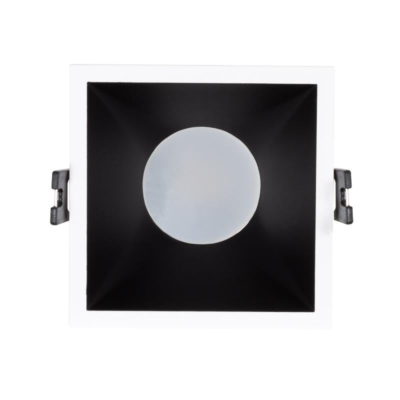 Foco Downlight Quadrado GU10 6W Corte 85x85 mm Baixo URG PC