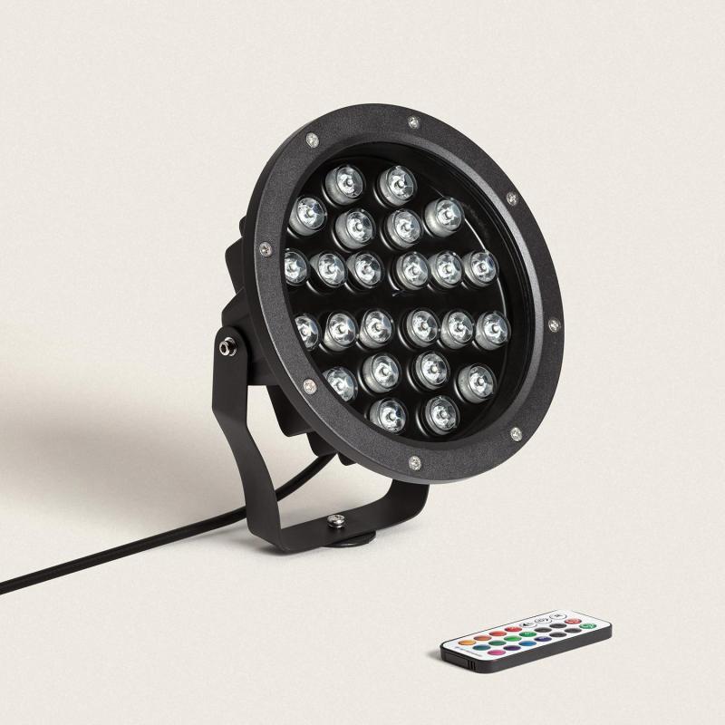Foco Exterior LED RGB 24W IP67 com Espeto Colmar