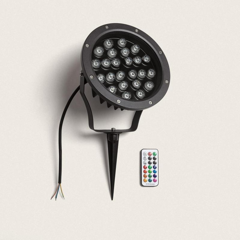 Foco Exterior LED RGB 24W IP67 com Espeto Colmar