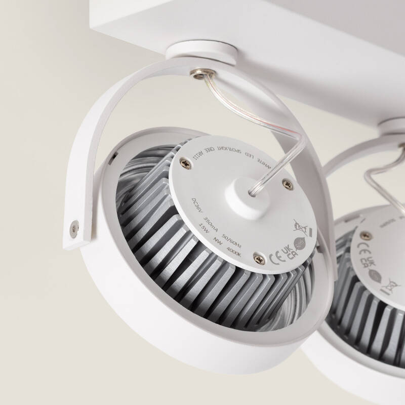Foco LED 30W CREE Superfície Direccionável AR111 Regulável Branco