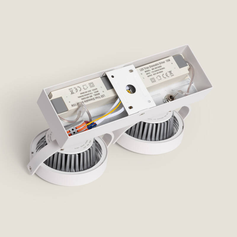 Foco LED 30W CREE Superfície Direccionável AR111 Regulável Branco