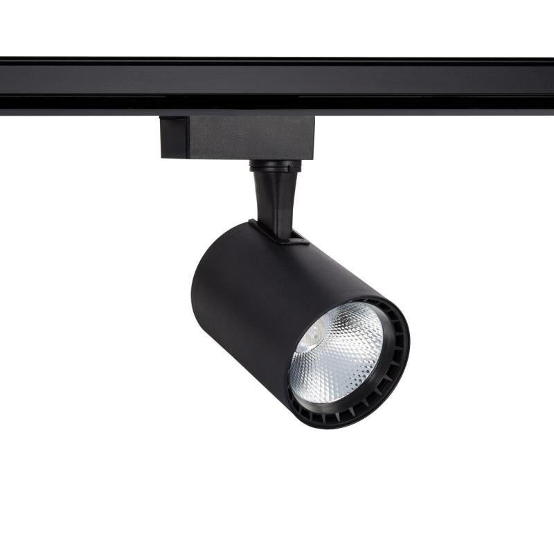 Foco LED Bron Preto 20W para Calha Monofásico