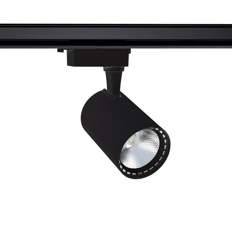 Foco LED Bron Preto 30W para Calha Monofásico