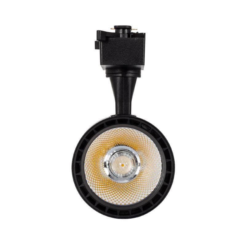 Foco LED Bron Preto 30W para Calha Monofásico