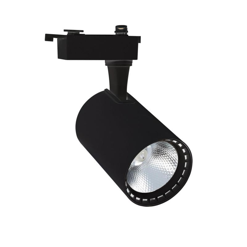 Foco LED Bron Preto 30W para Calha Monofásico
