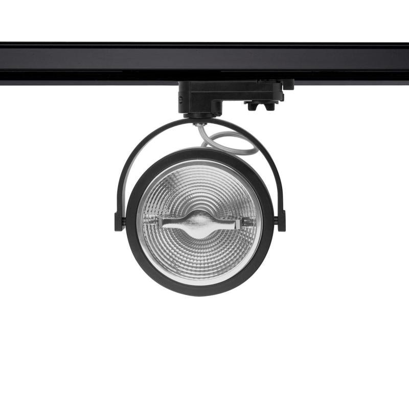 Foco LED Cree AR111 15W Regulável Preto para Calha Trifásico