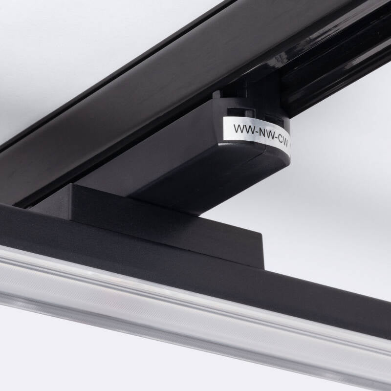 Foco LED de Calha Trifásico 30W 2CCT Seleccionável Regulável Davis Lente Dupla Simétrica LIFUD