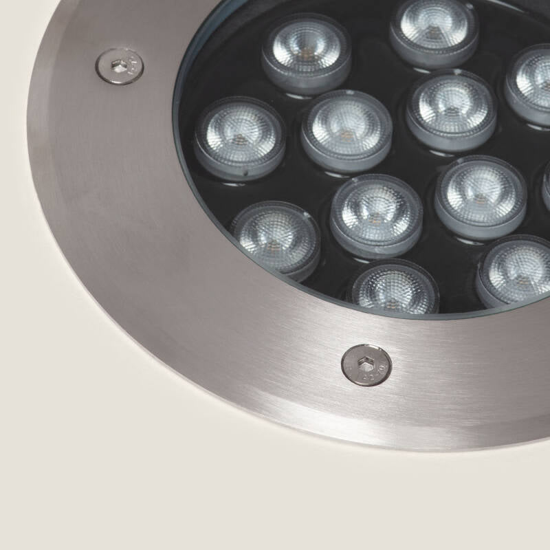 Projetor Exterior LED 12W Solid, embutido no solo, em inox, Hallo