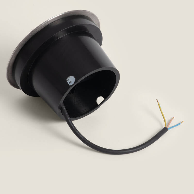 Projetor Exterior LED 12W Solid, embutido no solo, em inox, Hallo