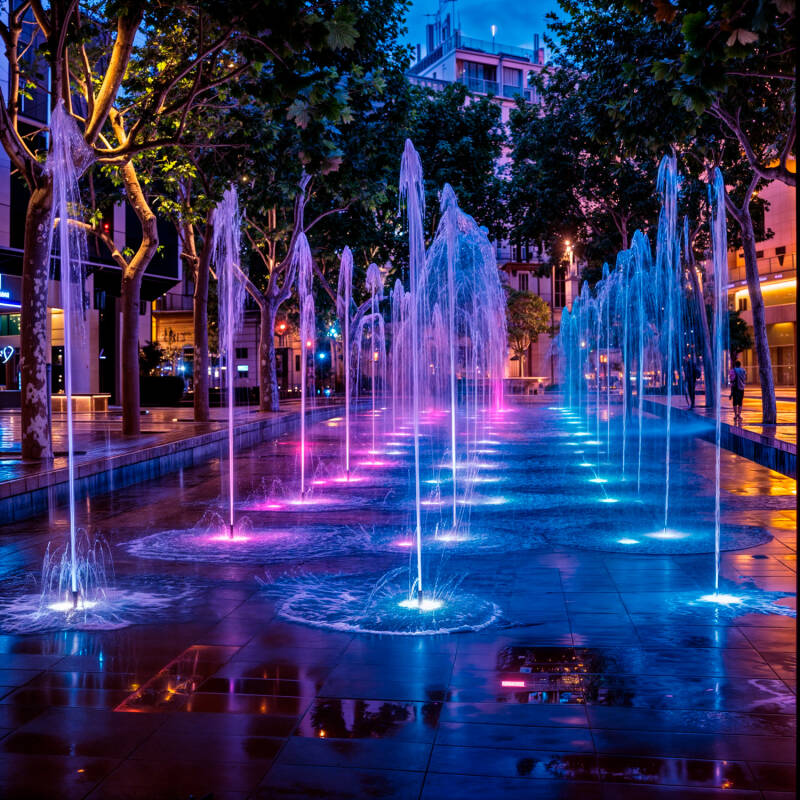 Foco submersível LED RGB de 9 W para superfícies, 12 V CC, XtraPool