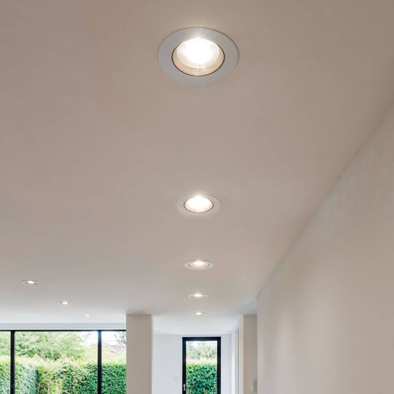 Foco LED Downlight LED 5W COB Direcionável Circular Branco Corte Ø 70 mm CRI92 Expert Color
