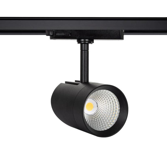 Foco Calha LED Trifásico 30W Fuji Preto