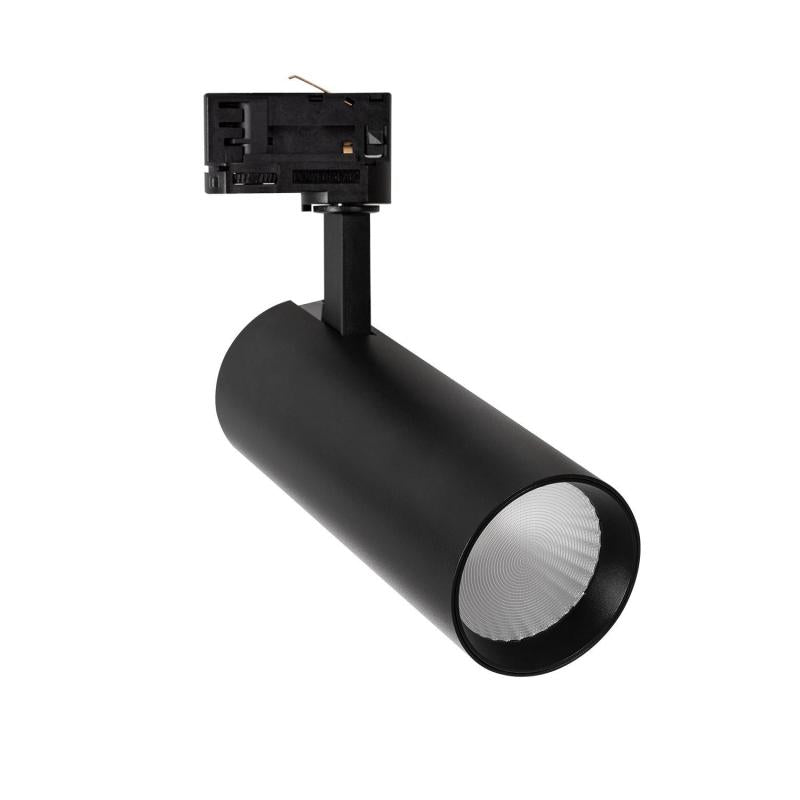 Foco LED New Bertha Preto 30W LIFUD para Calha Trifásico
