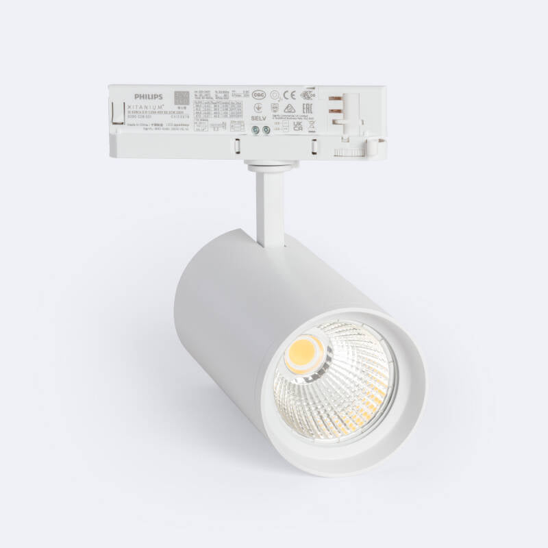 Foco Calha LED Trifásico 40W d'Angelo PHILIPS Xitanium Branco