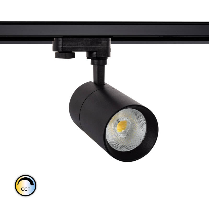 Foco LED Mallet 20W Regulável CCT Seleccionável para Calha Trifásico UGR 15