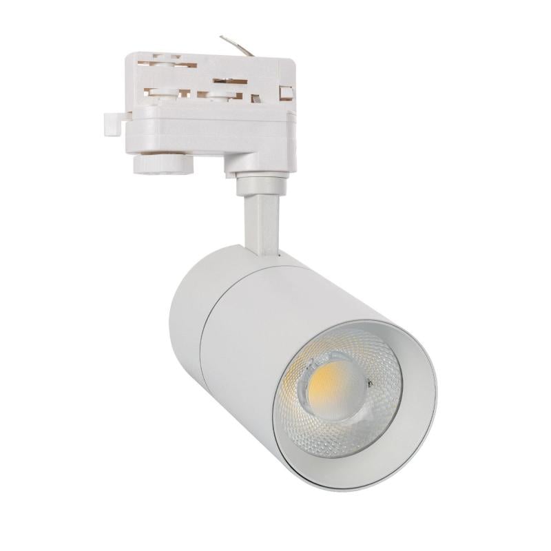 Foco LED Mallet Branco 20W Regulável para Calha Trifásico UGR 15