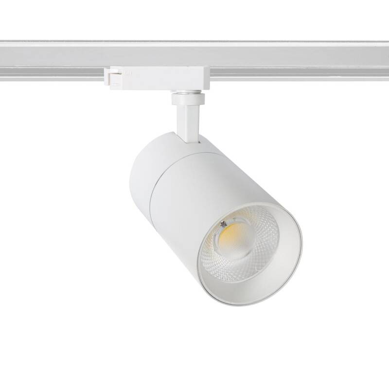 Foco LED Mallet Branco 30W Regulável para Calha Monofásico