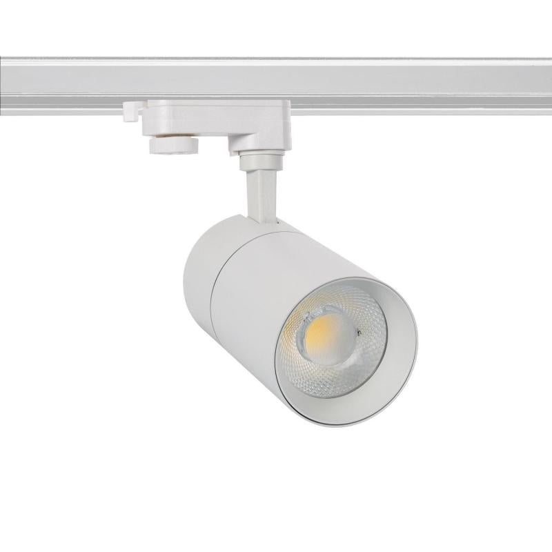 Foco LED Mallet Branco 30W Regulável para Calha Trifásico UGR 15