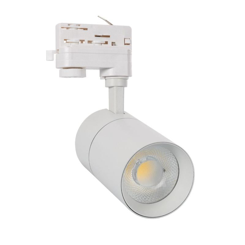 Foco LED Mallet Branco 30W Regulável para Calha Trifásico UGR 15