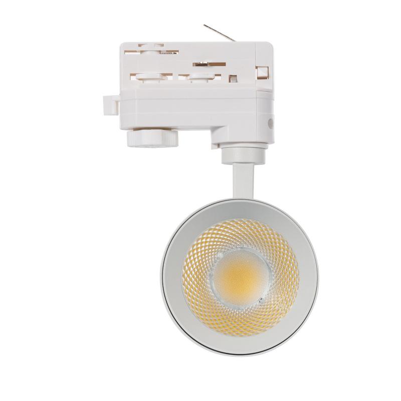 Foco LED Mallet Branco 30W Regulável para Calha Trifásico UGR 15