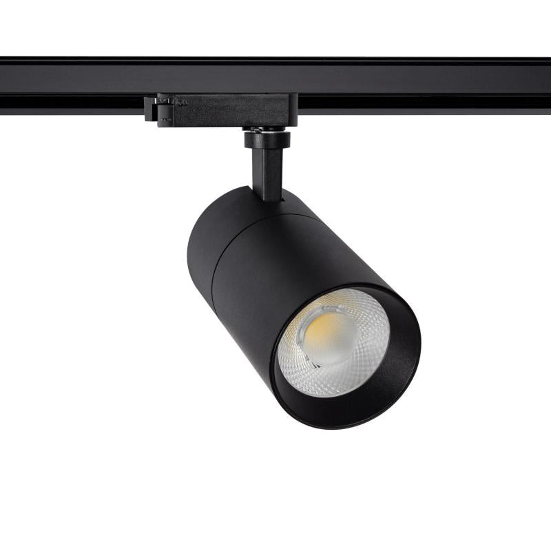 Foco LED Mallet Preto 20W Regulável para Calha Monofásico UGR 15