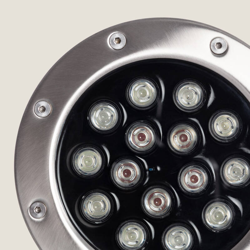 Foco LED RGB de Superfície 24V DC 15W Submersível IP68