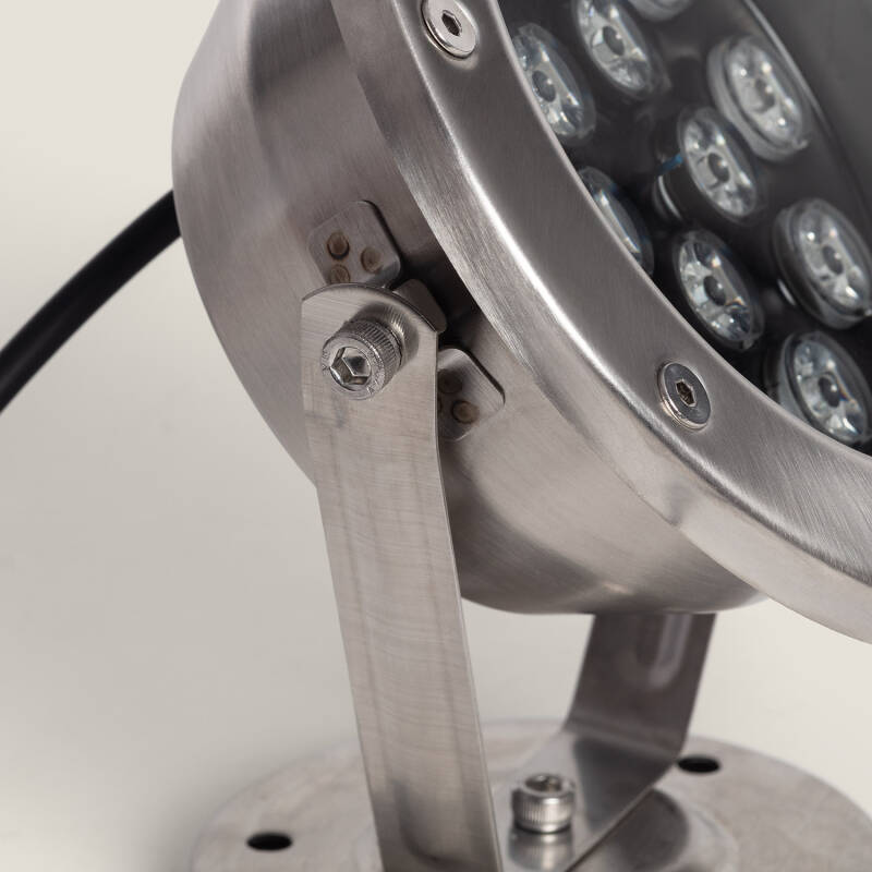 Foco LED RGB de Superfície 24V DC 15W Submersível IP68