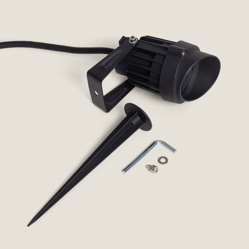 Foco para Exterior LED RGB de 6 W com Espigão azuer