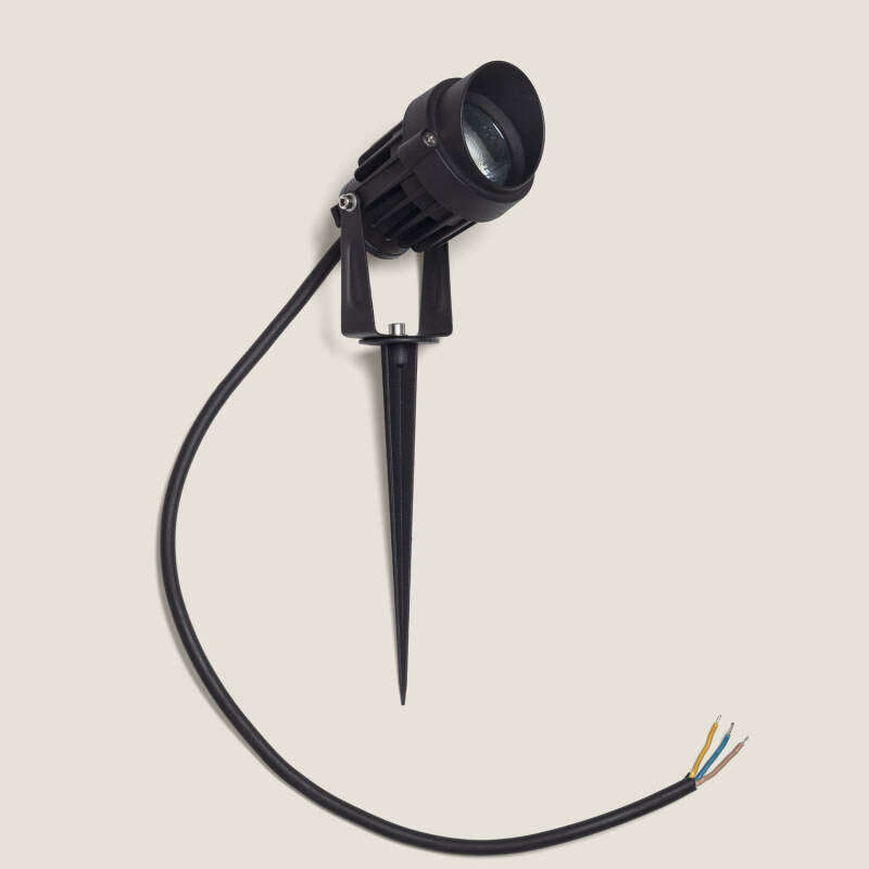 Foco para Exterior LED RGB de 6 W com Espigão azuer
