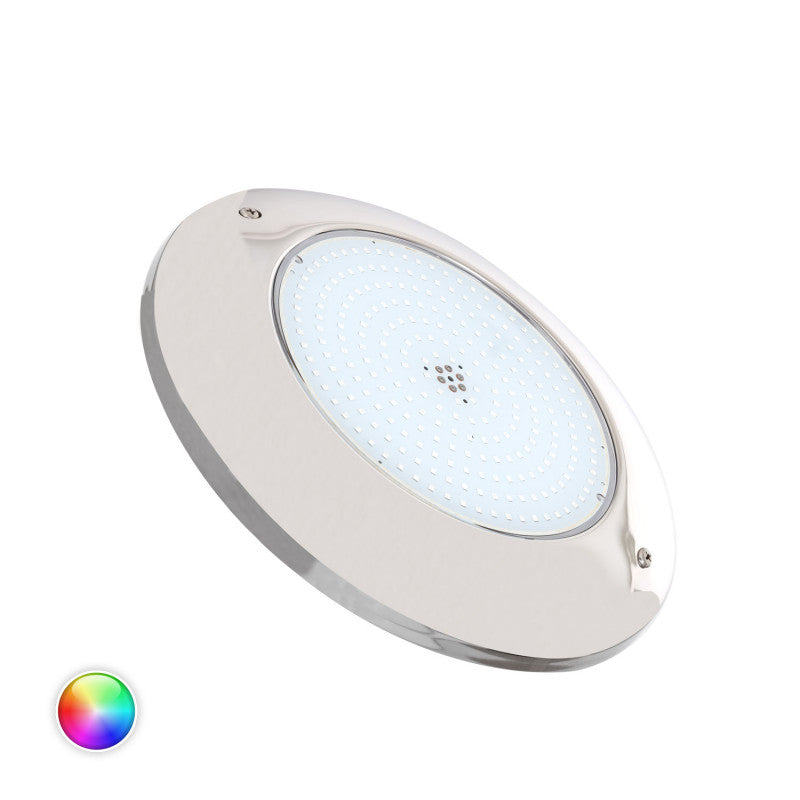 Foco LED RGB Submersível para Piscina, 12 V CA, IP68, Aço Inoxidável, 20 W, XtraPool