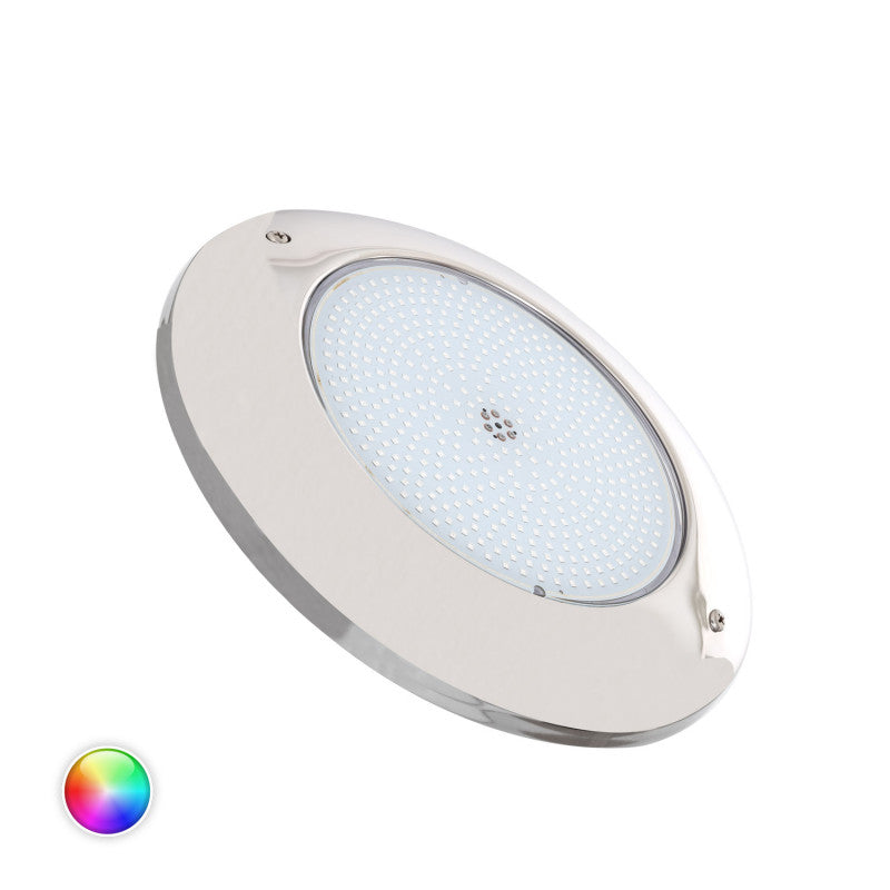 Foco LED RGB Submersível para Piscina, 12 V CA, IP68, Aço Inoxidável, 35 W, XtraPool