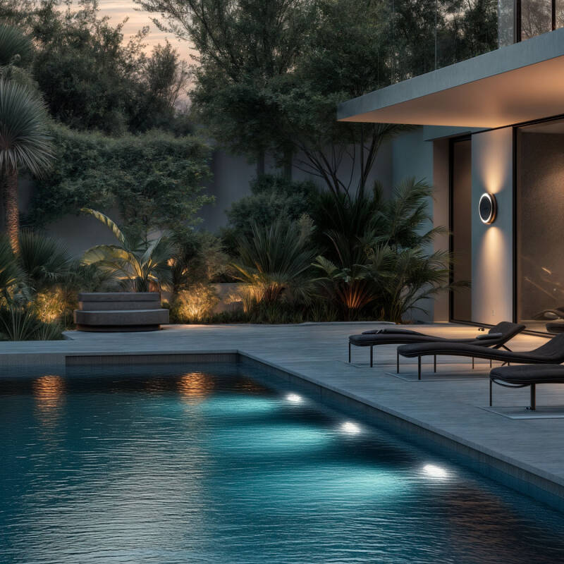 Foco de Piscina de Superfície LED RGBW Submersível 12 V CC IP68 20 W XtraPool