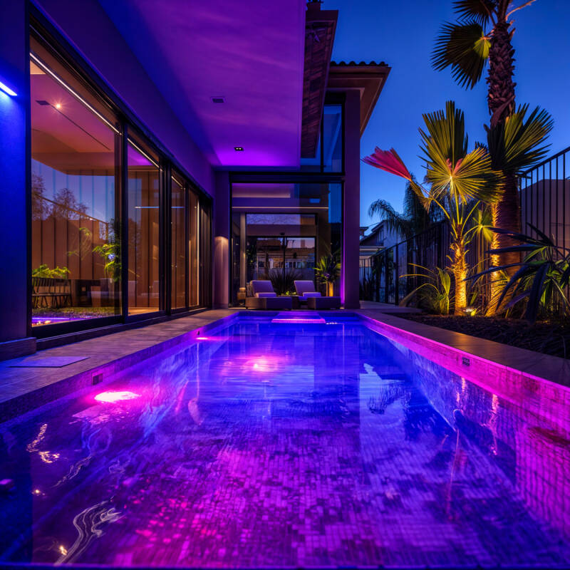 Foco LED RGBW Submersível para Piscina, 12 V CC, IP68, 35 W, XtraPool