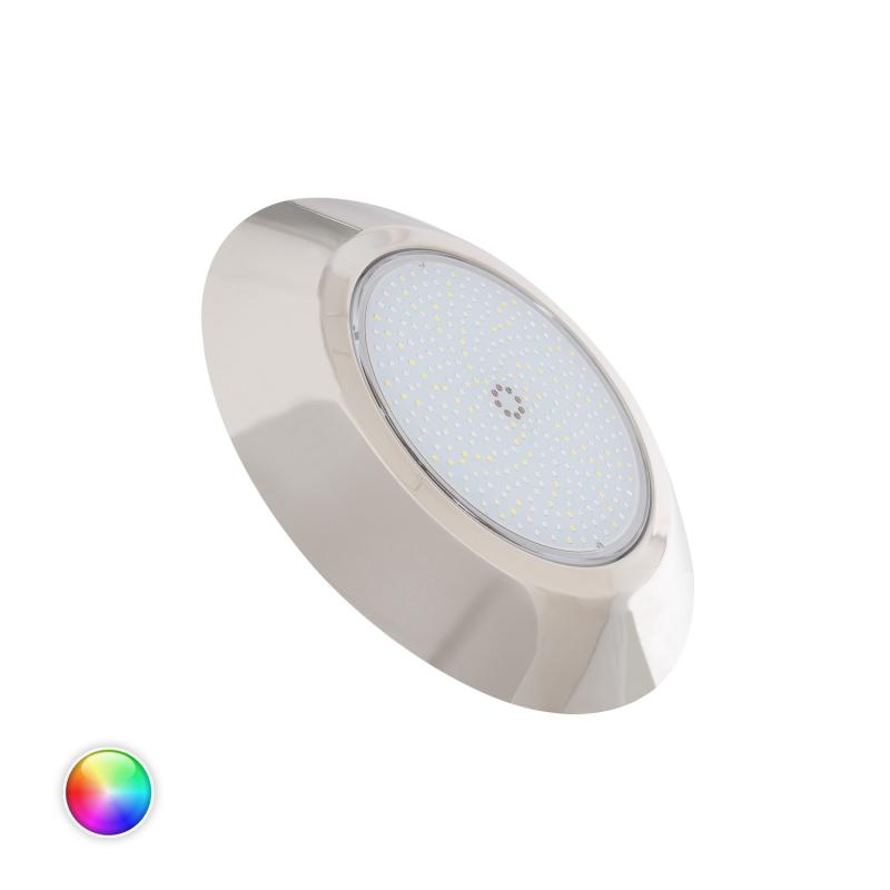 Foco LED RGBW Submersível para Piscinas, 12 V CC, IP68, Aço Inoxidável, 24 W, XtraPool