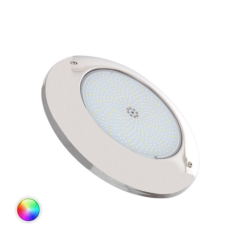 Foco LED RGBW Submersível para Piscina, 12 V CC, IP68, Aço Inoxidável, 35 W, XtraPool