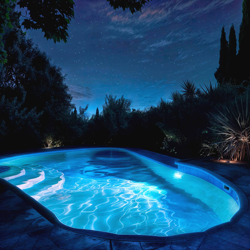 Foco LED submersível para piscina, 12 V CA/CC, IP68, 20 W, XtraPool