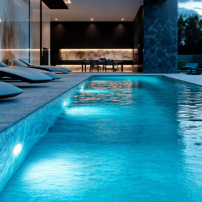 Foco LED Submersível para Piscina, 12 V CA/CC, IP68, 20 W, XtraPool