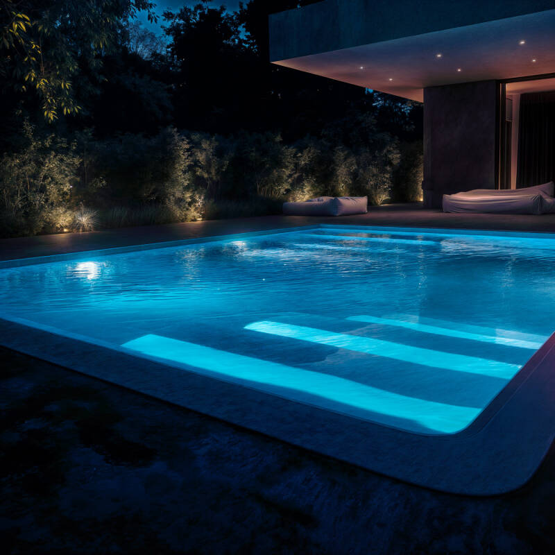 Foco LED Submersível para Piscina, 12 V CC, IP68, 35 W, XtraPool