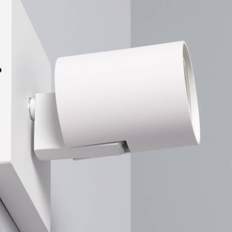 Foco Porta Lâmpadas de Superfície Direcionável de Aluminio Gylu para Lâmpadas GU10